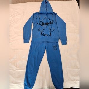 Stitch Blue Jogging Pant Set